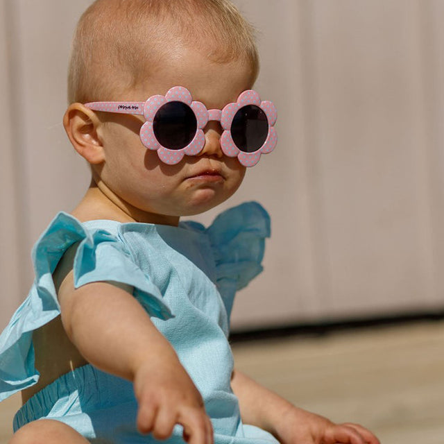 Rosa Baby-Daisy-Sonnenbrille