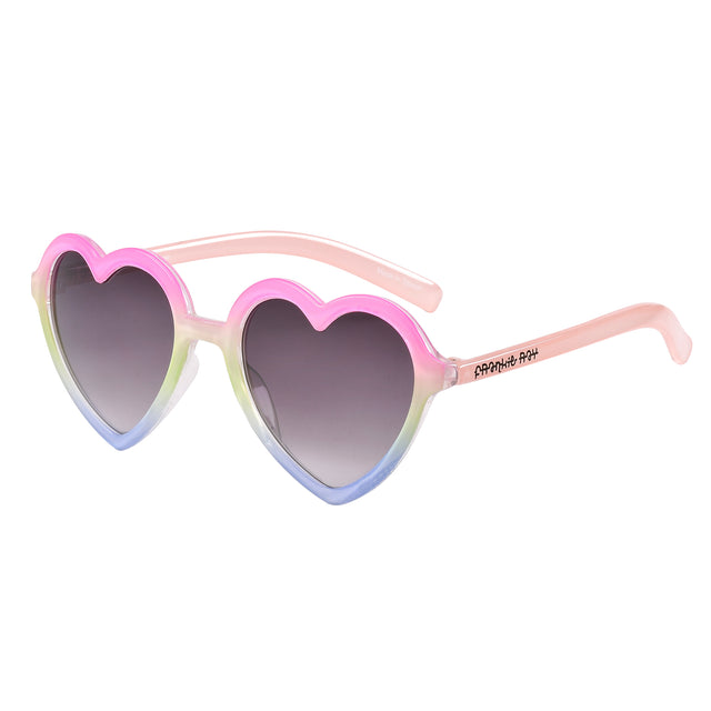 Kids Heart Rainbow Sunglasses