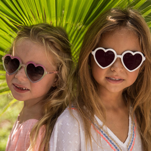 Kids Heart Rainbow Sunglasses