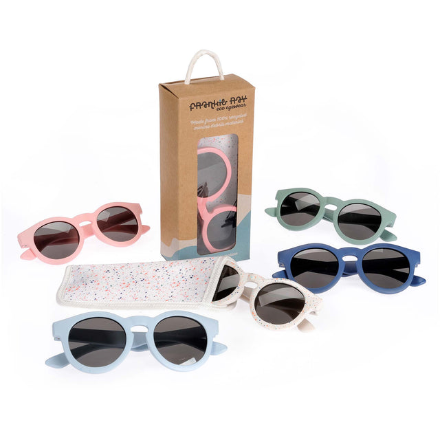 Kids Ocean Blue Recycled Sunglasses