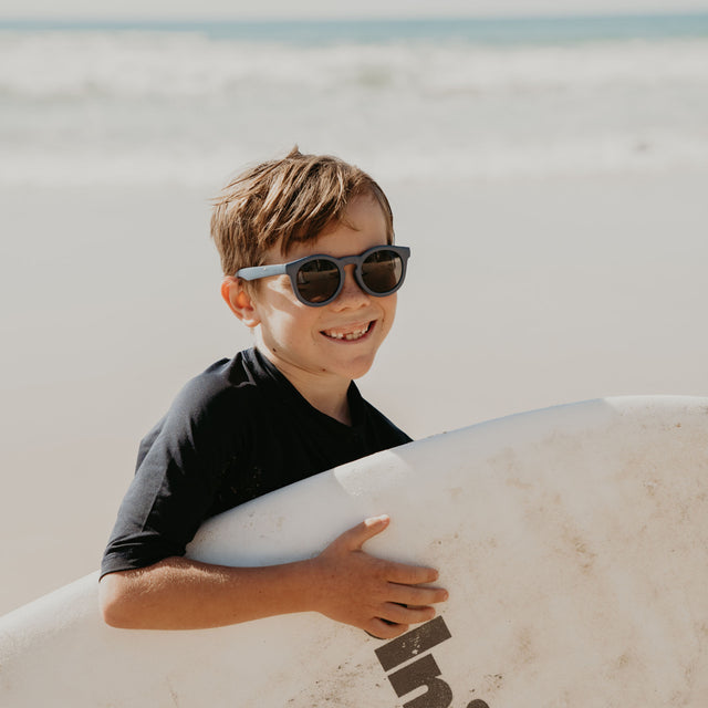 Kids Ocean Blue Recycled Sunglasses