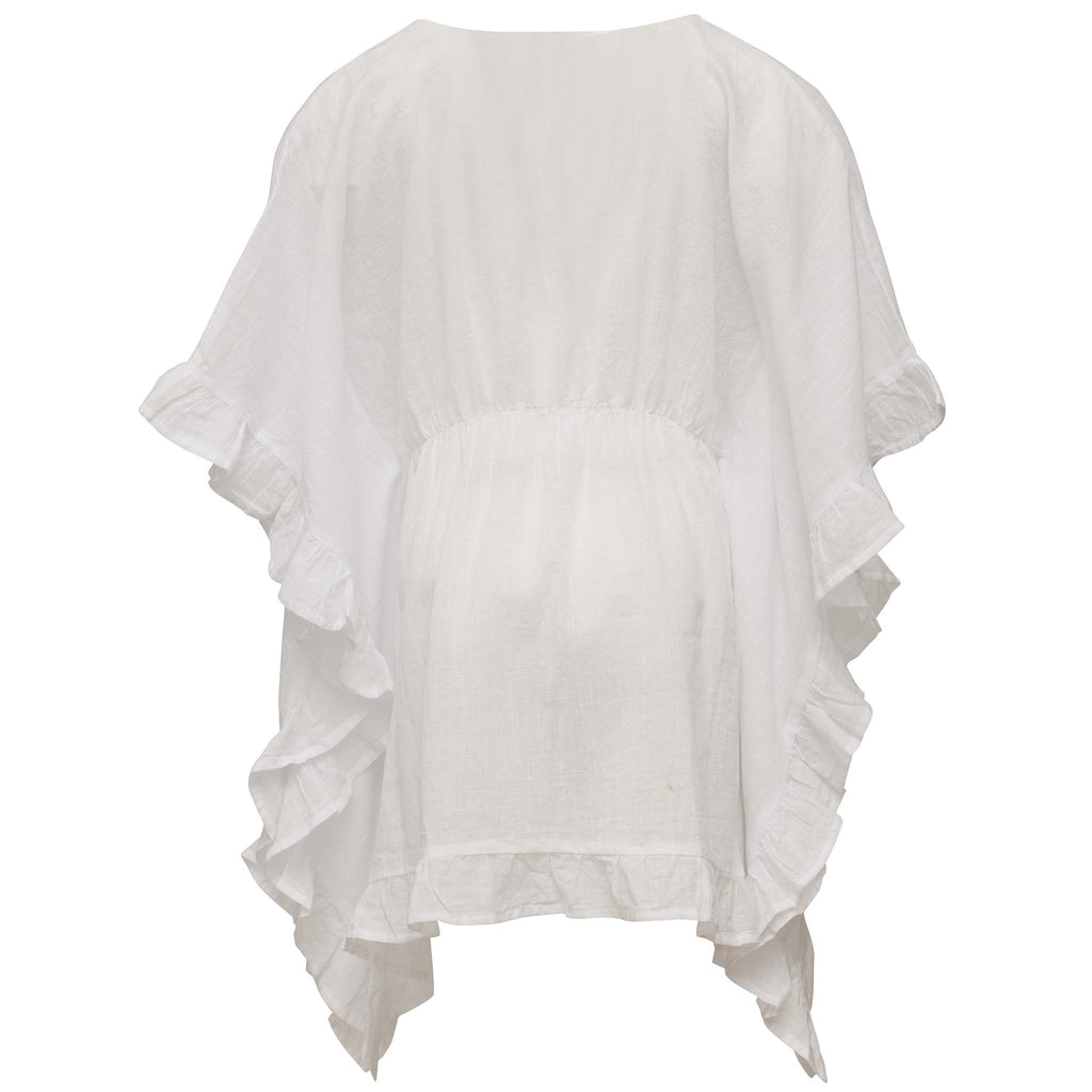 Buy White Frilled Cover Up by Snapper Rock online - Snapper Rock