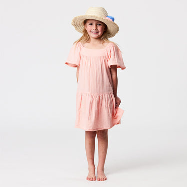 Peach Flutter Cover Up