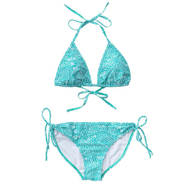 Spearmint Spot Triangle Bikini