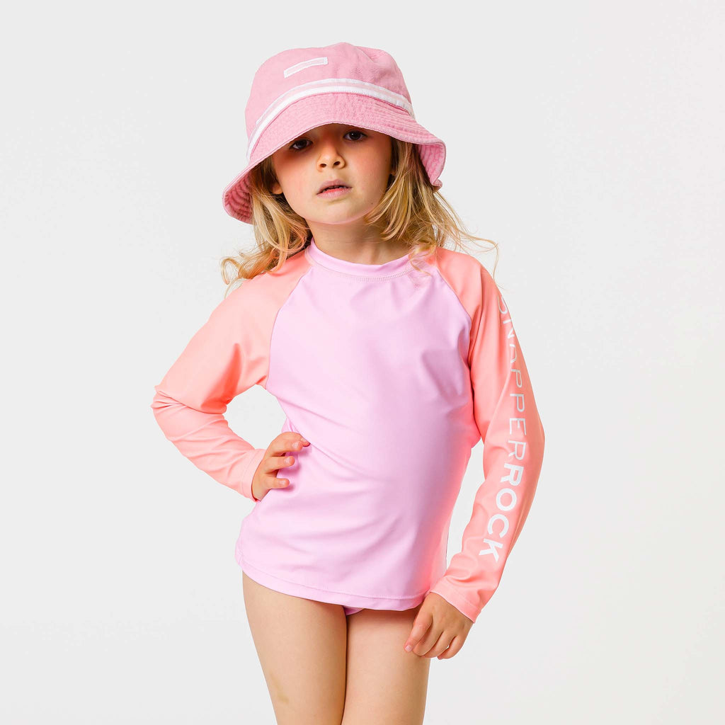 Buy Sunset Pink LS Rash Top by Snapper Rock online - Snapper Rock