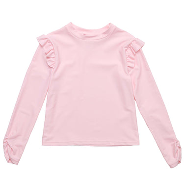 Ballet Pink LS Rash Top