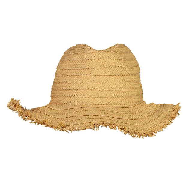 Ladies Fringe Straw Hat