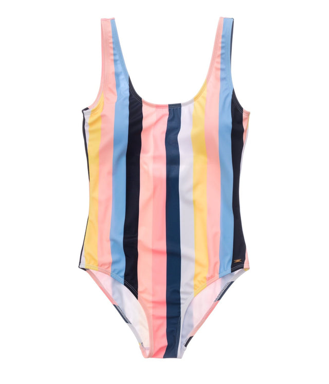 Ladies Opti Stripe Scoop Swimsuit