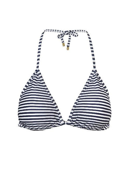 Buy Marigold Stripe Triangle Bikini by Snapper Rock online - Snapper Rock