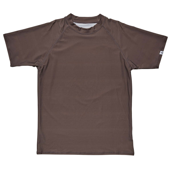 Mens Chocolate Sustainable SS Rash Top | Snapper Rock