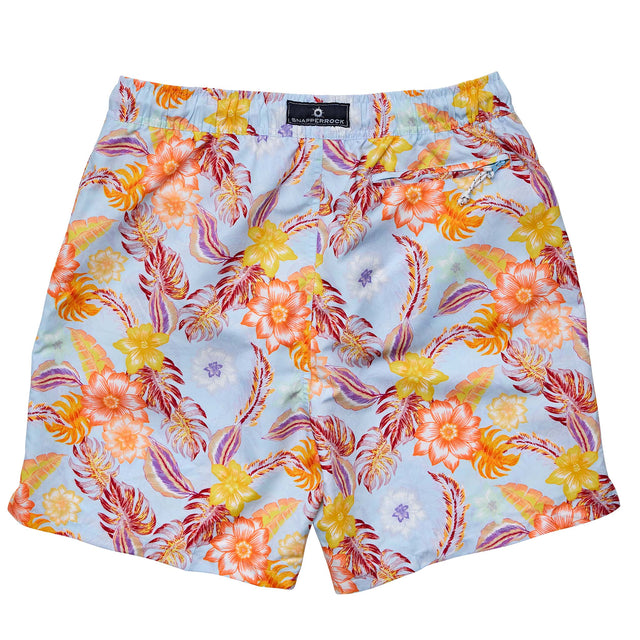 Mens Boho Tropical Sustainable Volley Board Short