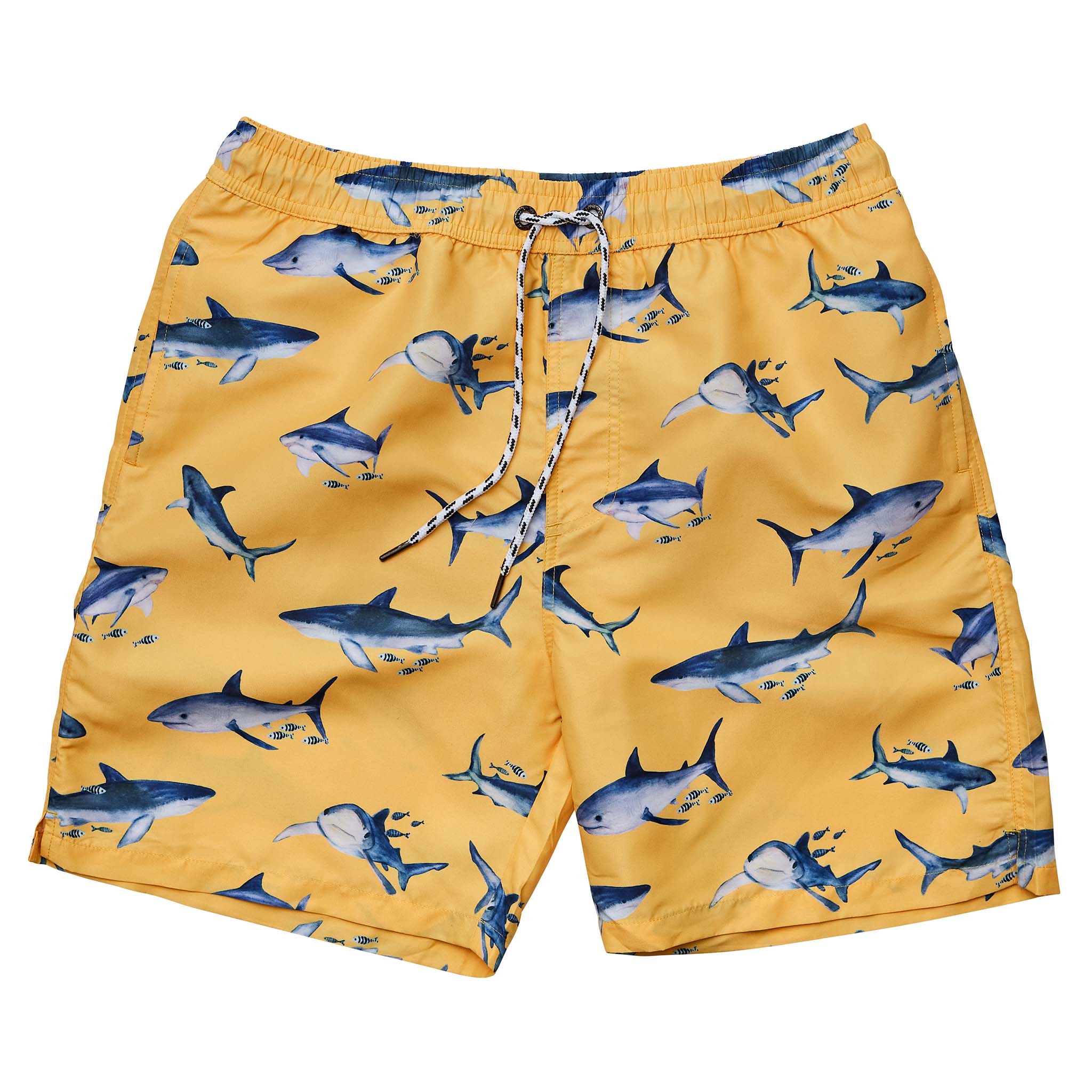 Sharks At Snapper Rocks Mens Sunrise Shark Volley Board Short | Snapper Rock
