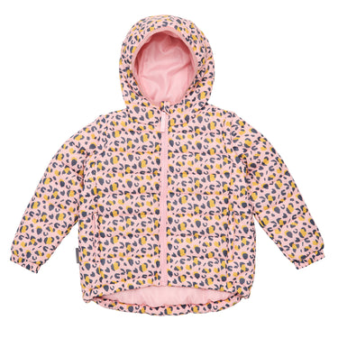 Snapper Rock Girls Leopard Love 2 in 1 Puffer Jacket