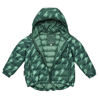 Front view of Snapper Rock kids puffer jacket.